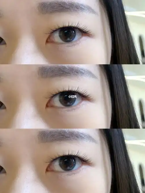 单眼皮妹子的睫毛来喽