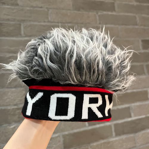 千叶繁疯狂发型日儿童男孩假发帽头饰公主女童潮时尚男童短发宝宝套头