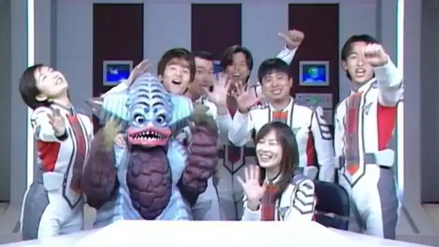 原来迪迦大结局是这样拍摄的,胜利队全体人员花絮合影