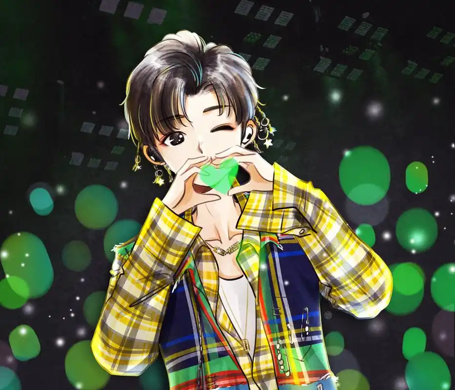 tfboys分享190824饭绘王源六周年舞台集记录发光发亮的源哥