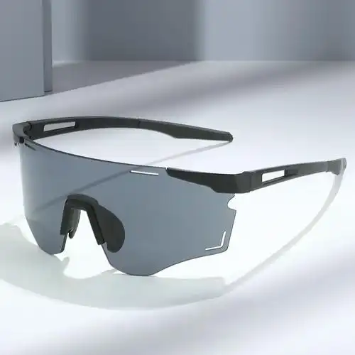 欧美跨境新款骑行太阳眼镜户外运动时尚防风墨镜未来科技感太阳镜