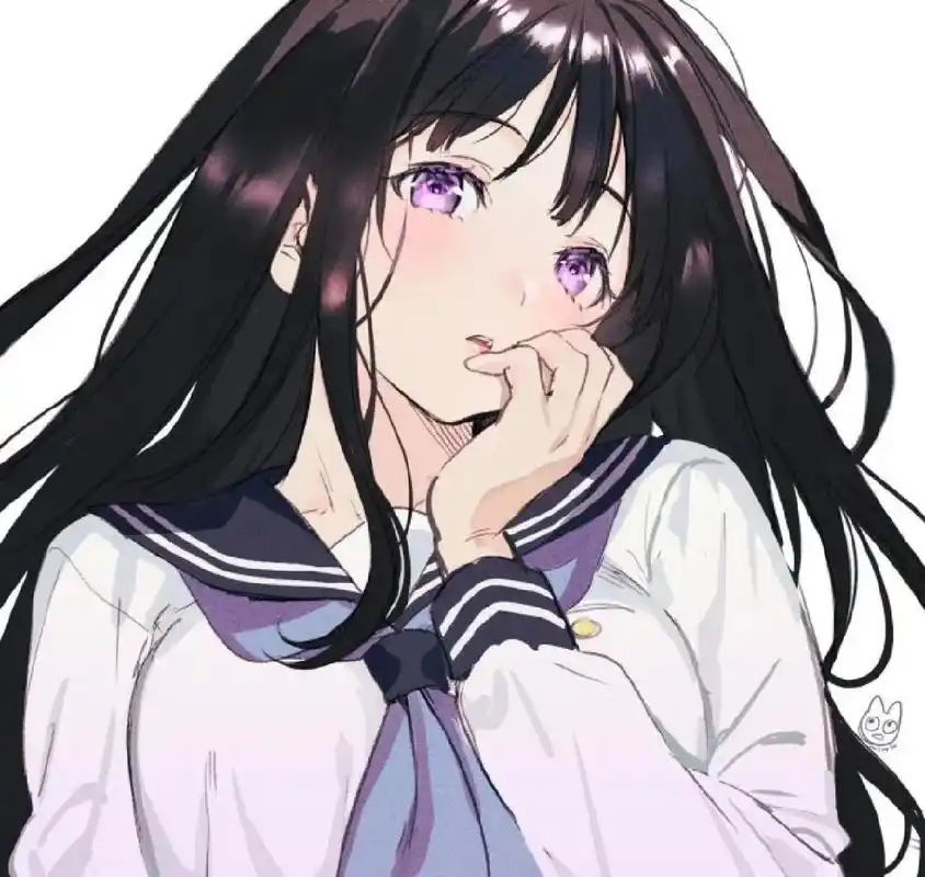 冰菓|千反田爱瑠|头像 不可商用 图源于网络 侵删 官方给孩子点流量吧