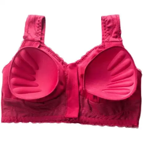 前扣拉链无钢圈内衣女士薄款聚拢全罩杯舒适胸罩运动睡眠文胸套装