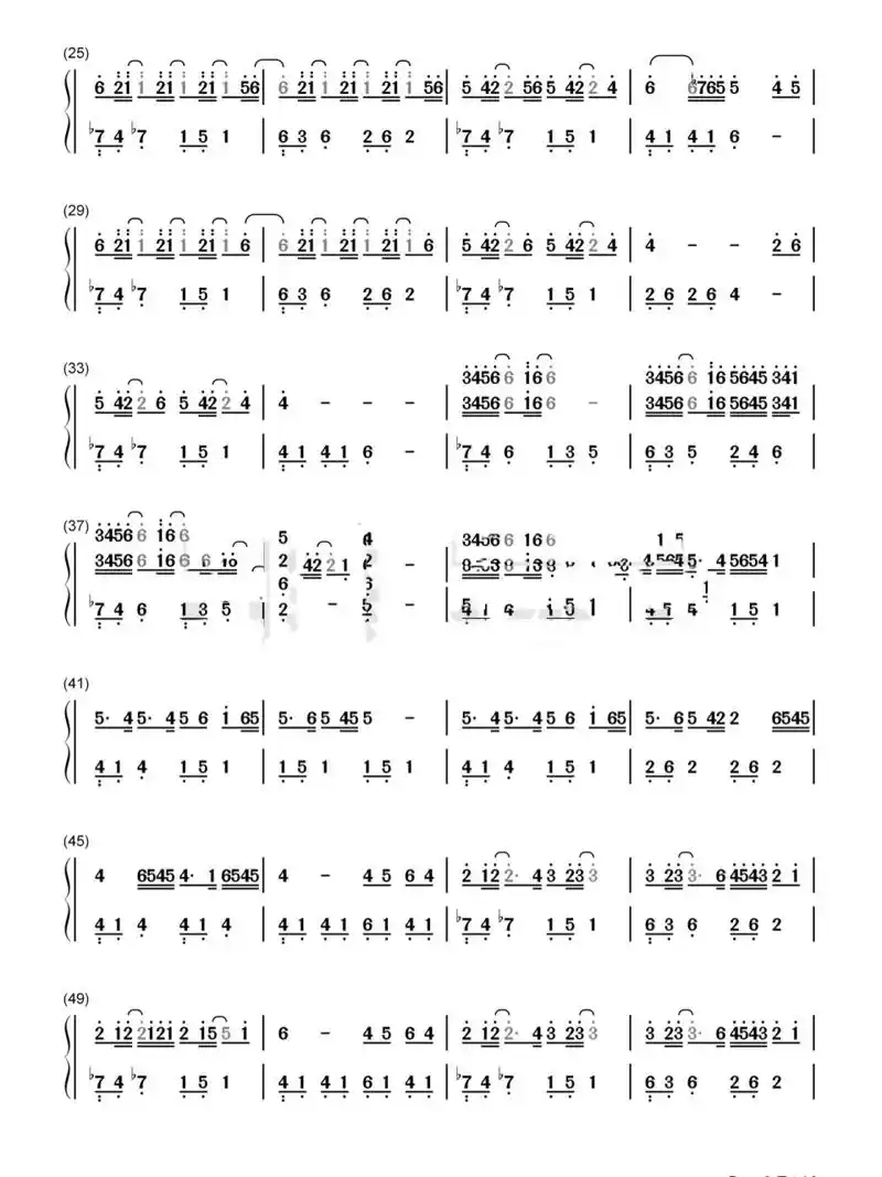 《起风了》完整双手简谱 你们期待的完整谱来喽