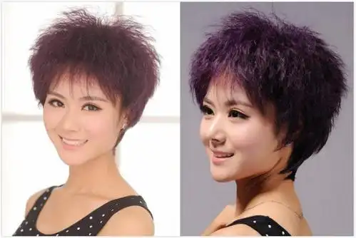 40岁女人短发烫发时尚优雅的减龄发型