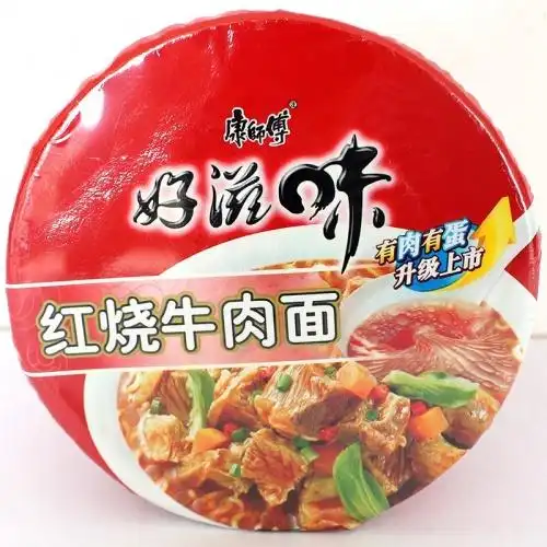康师傅好滋味桶面(红烧牛肉味)100g