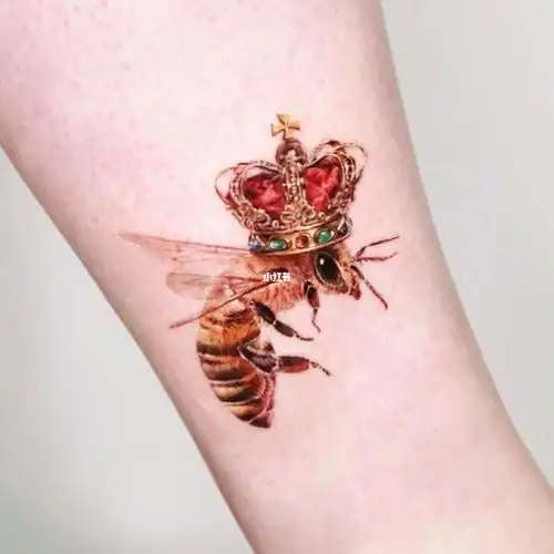 7515单针纹身·微雕/蜜蜂与王冠 93 95 78