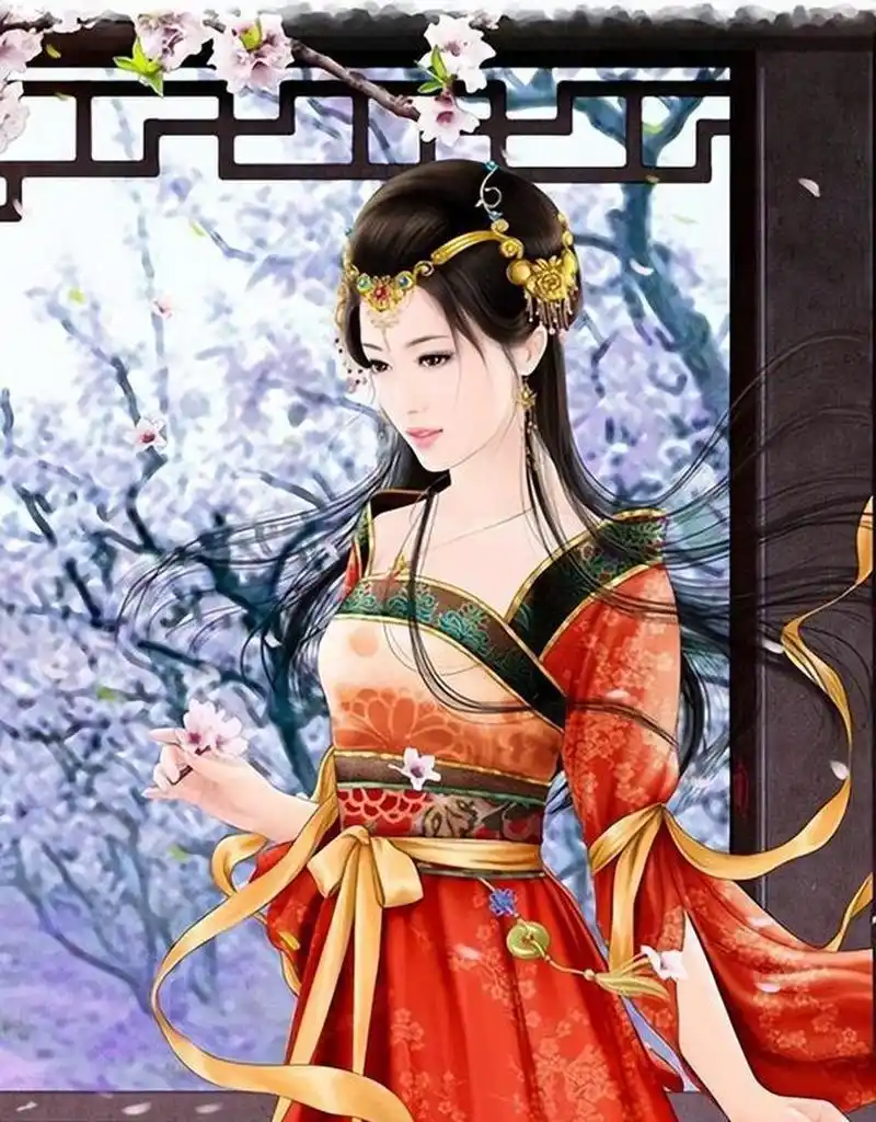 最美中国风,手绘古装美女