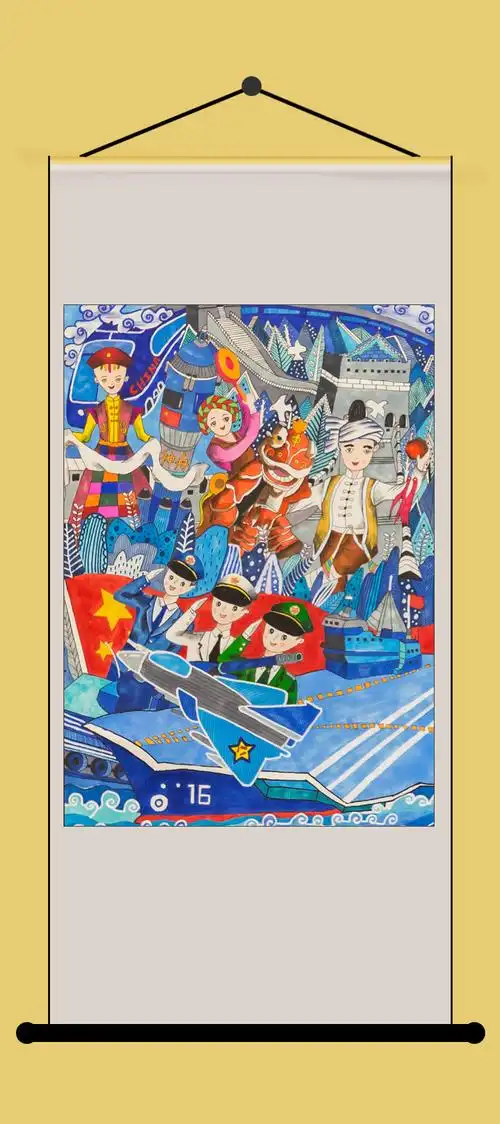 翰墨颂党恩·丹青绘百年——瓯江口庆祝建党100周年书画展开展