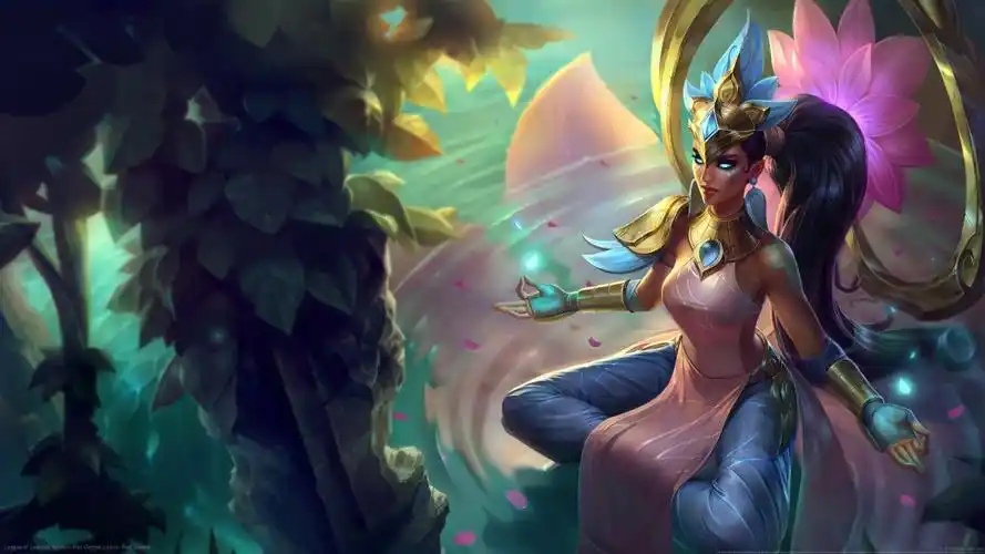 lol莲花之令卡尔玛4k游戏图片