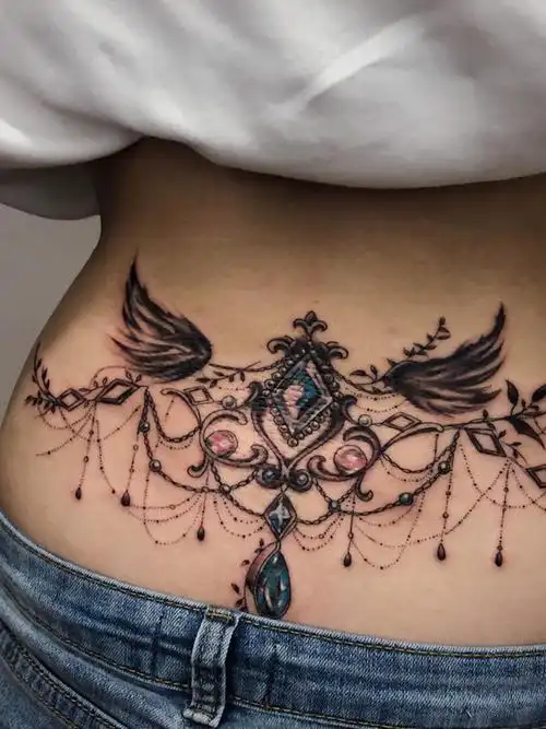 腰花_纹身图案手稿图片_小凯文身的纹身作品集