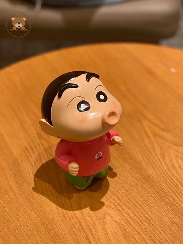 甜苗苗熊q版嘟嘟嘴小新漫画小新cos香蕉可爱造型卡通桌面摆件礼物