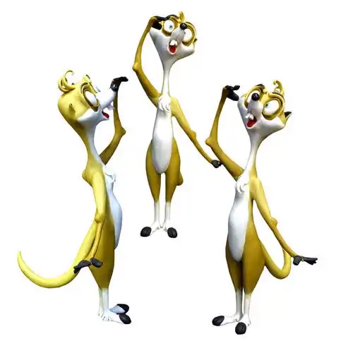 漂亮的动物角色插画设计5