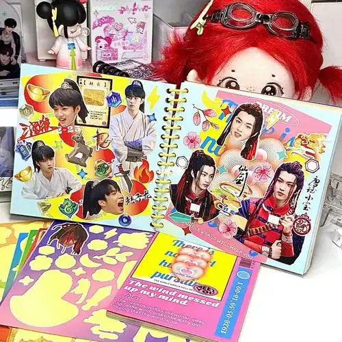 追星手帐手帐拼贴时代少年团刘耀文