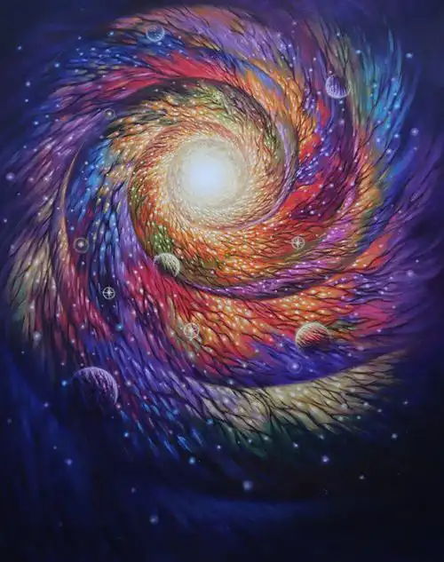 灵性画家林肯肯《全意识》