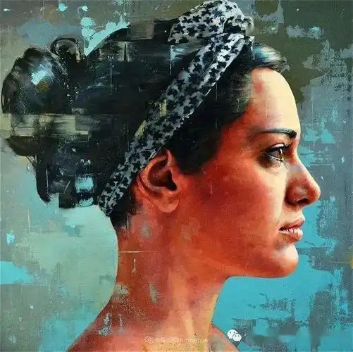 意大利具象画家西尔维奥波齐奥纳托人物肖像绘画作品赏析