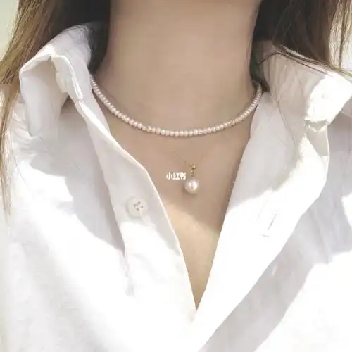 珍珠项链经典搭配