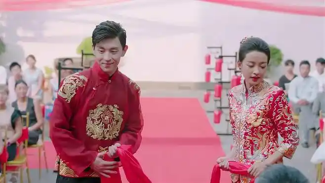 因为遇见你:女孩和邓伦结婚,与养母冰释前嫌,终于拥有幸福了!