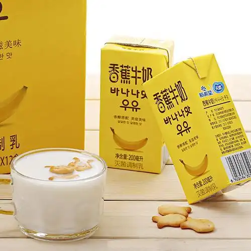 新希望香蕉牛奶(箱装 200ml*12)价格_图片_评测–我买网