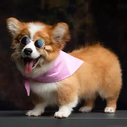 狗狗的照片在网网络上吸引许多人转发和讨论,网友直呼:太可爱了°你