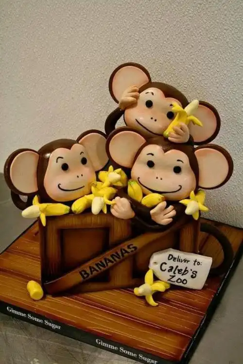 翻糖蛋糕创意卡通