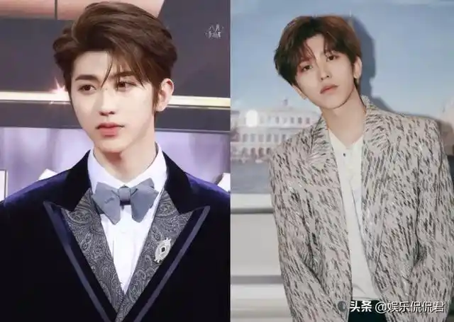 王一博身高179cm蔡徐坤身高183cm当两人同台身高差距太明显