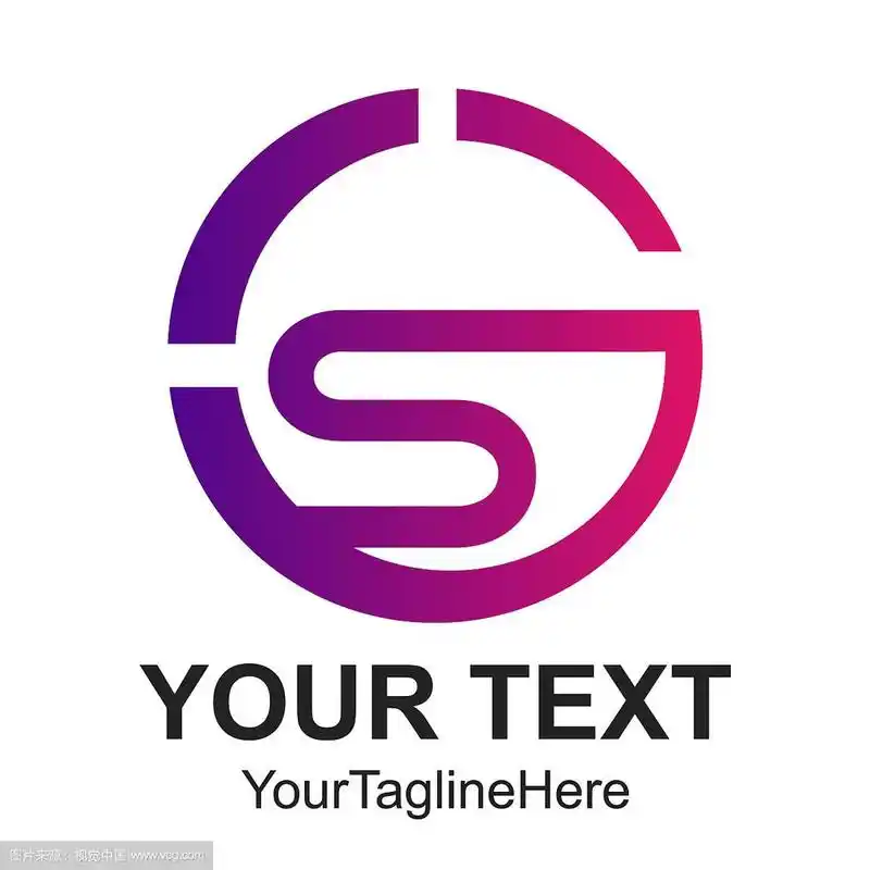 首字母cs标志设计模板元素