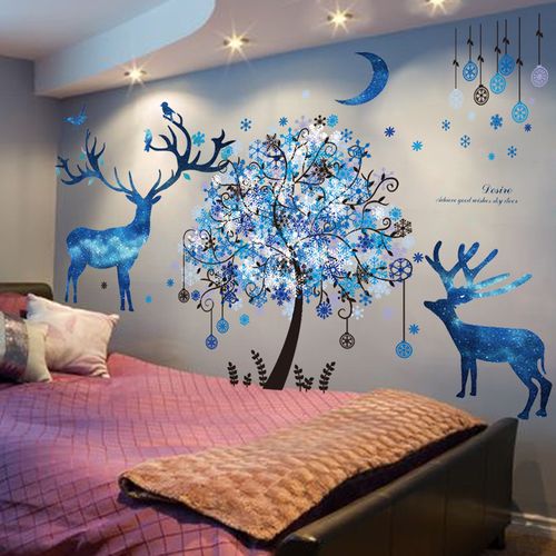 3d立体墙纸自粘卧室房间墙面装饰背景墙贴画贴纸留白美学文艺寝室