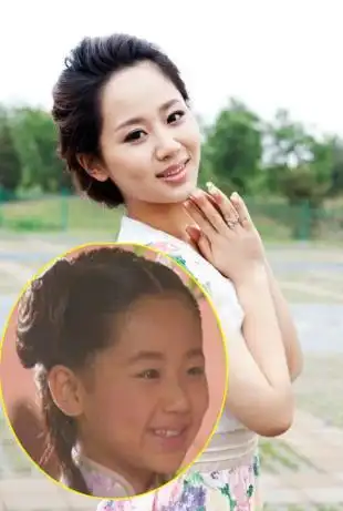 也是一个说她整容也没人信的女星,当年拍《家有女儿》的时候才12岁