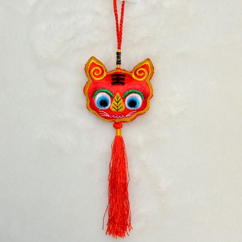 布老虎装饰挂件布老虎民间工艺品宝宝满月小老虎挂件婴儿辟邪