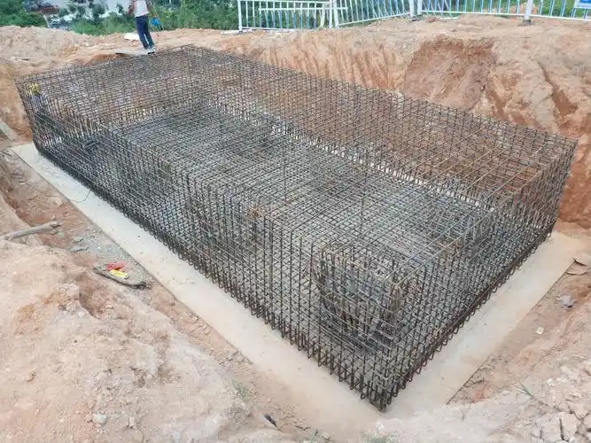 集美特大桥315#承台绑扎钢筋