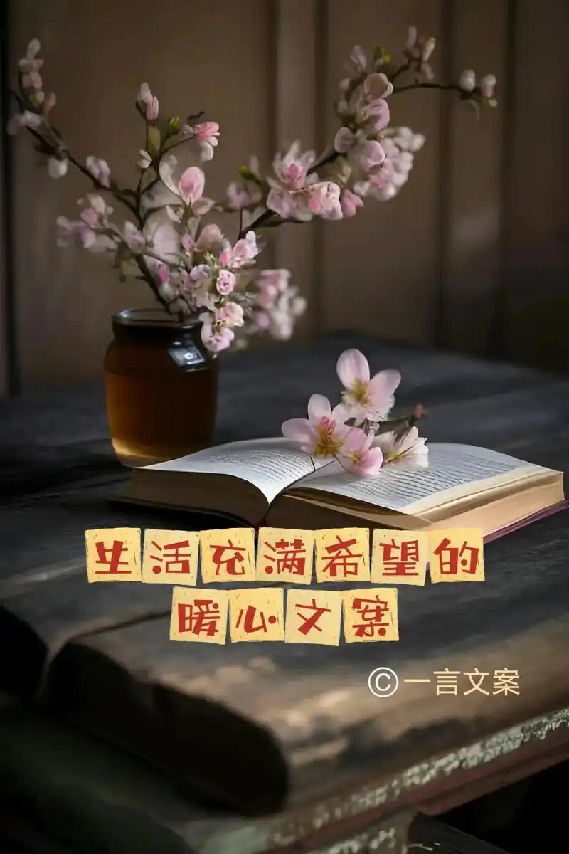 生活充满希望的暖心文案.#图文伙伴计划  生活充满希望的暖心 - 抖音