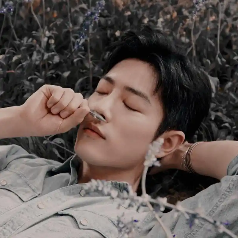 肖战懒懒的躺在草地上…  我解开了你衬衫的第一粒纽扣…[舔屏][舔屏]