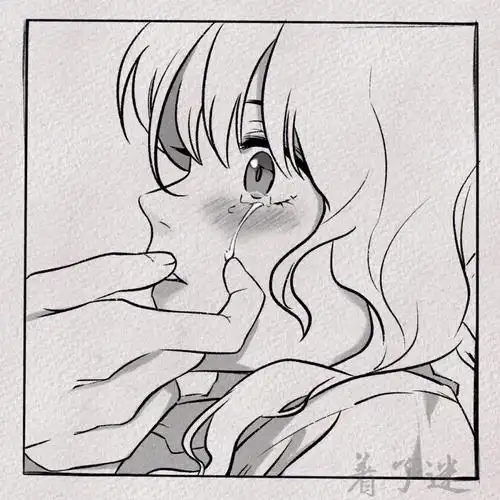 黑白动漫简单过程图