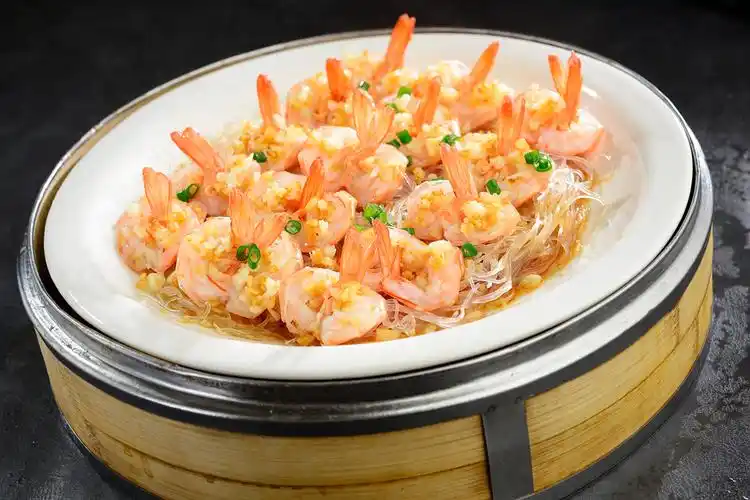 蒜茸粉丝开背虾