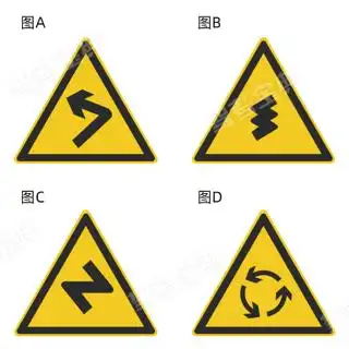 以下哪个标志提示驾驶人连续弯路?