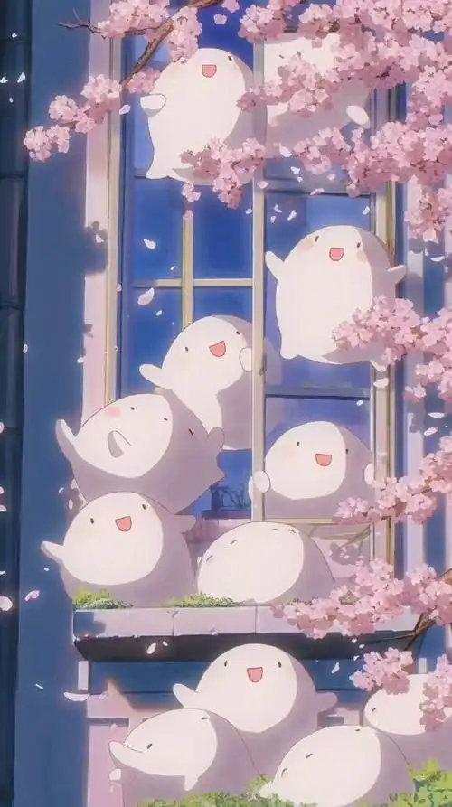 换壁纸吗?  超可爱的.    #二次元新鲜事##某某壁纸