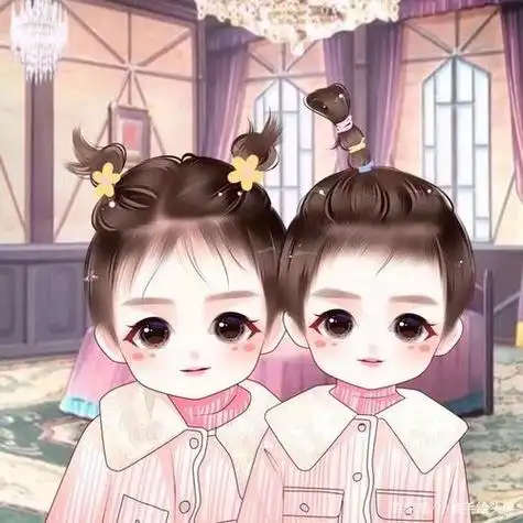 双胞胎姐妹花头像可爱感十足
