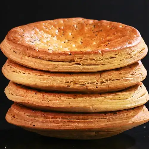 岐山油酥锅盔西安特产手工精制真空包装1个陕西锅盔 锅盔450g *1