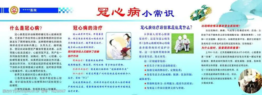 医院心内科展板图片