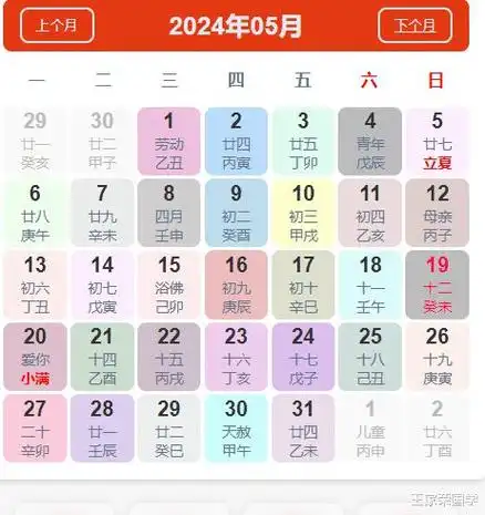 老黄历看日子生肖运势查询(2024年5月25日)公历日期:2024年5月25日