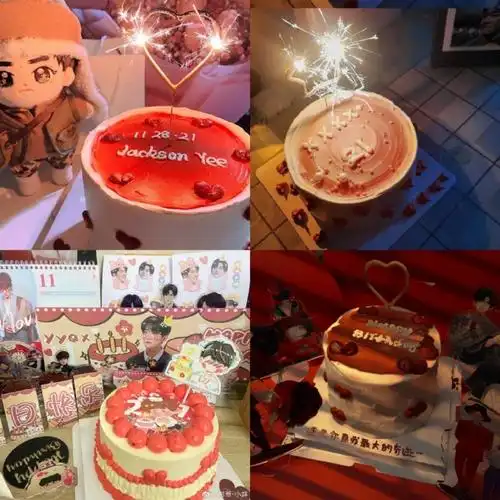 浪漫有心意,吃着蛋糕为千玺庆生#易烊千玺二十又一盛意相与#@tfboys
