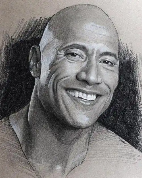 水彩,插画17岁考上艺术院校题材涉猎广泛他画的素描大多是好莱坞明星