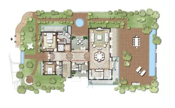 独栋别墅平面图