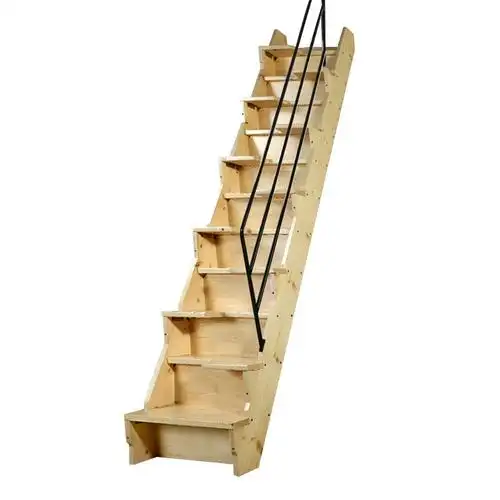 简约室内梯子小空间复式公寓手工定制进口实木阁楼楼梯小户型中式