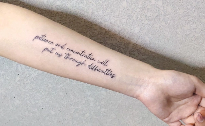 各部位各式英文字体纹身图案大全2020超好看的英文纹身设计图案28