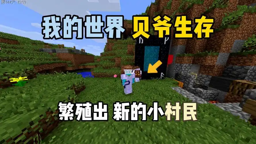 我的世界贝爷生存:繁殖出新的村民!