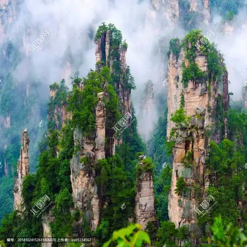 张家界高清全景图