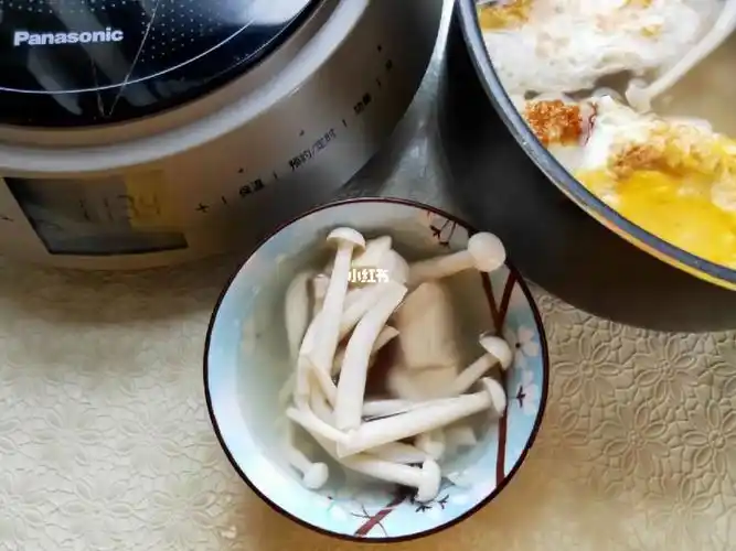 跟做菜谱·奶白豆腐菌菇汤73松下电饭煲