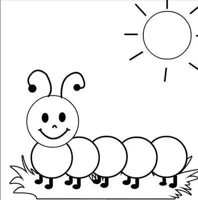 幼儿园涂色简笔画春天 简笔画图片大全-普车都